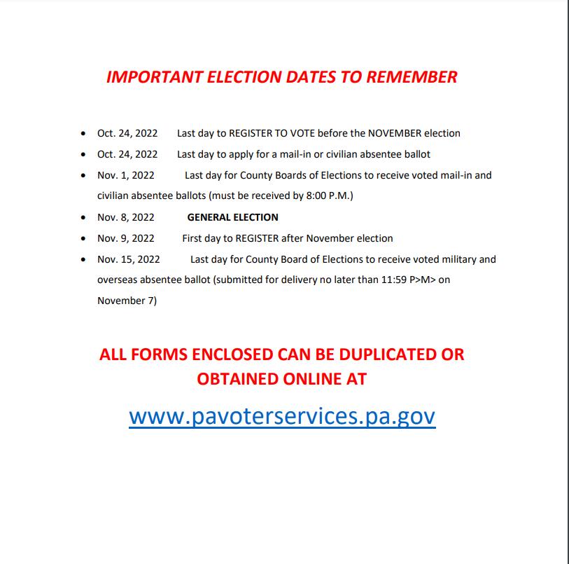 Election Voter Registration Resources for Churches